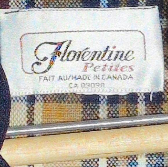 Florentine Petites Canada Sz L Plaid Button-Up Over shirt - Picture 4 of 4